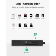 Ugreen Card Reader USB 3.0 for TF/SD Card (40752) Black