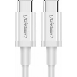 Ugreen USB 2.0 Cable USB-C male - USB-C 60W 1m (60518) Λευκό