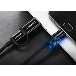 Ugreen USB 2.0 Cable USB-C male - USB-C 60W 1m (60518) Λευκό
