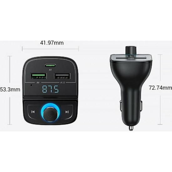 Ugreen FM Transmitter Αυτοκινήτου CD229 με MicroSD / Bluetooth