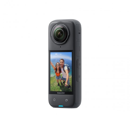 Insta360 X4 Action Camera 8K Λήψης 360° Υποβρύχια με WiFi Μαύρη με Οθόνη 2.5