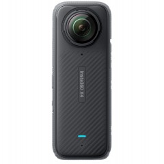 Insta360 X4 Action Camera 8K Λήψης 360° Υποβρύχια με WiFi Μαύρη με Οθόνη 2.5
