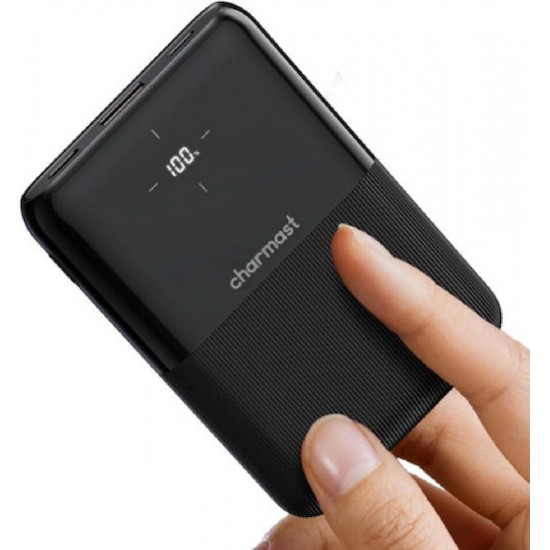 Charmast S12 Powerbank Mini 10000mAh Lightning/Type-C/Micro USB PD 20W Black