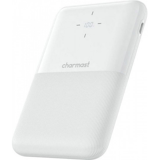 Charmast S12 Powerbank Mini 10000mAh Lightning/Type-C/Micro USB PD 20W (W1150) White