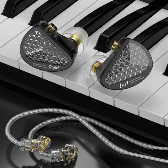 KZ AS16 PRO Ακουστικά Ψείρες Earbuds Μαύρα