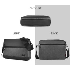 Arctic Hunter K00089-BK Ανδρική Τσάντα με θήκη tablet Ώμου / Χιαστί Μαύρη