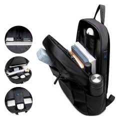 Arctic Hunter Golden Wolf GB00400-BK Αδιάβροχη Τσάντα Πλάτης για Laptop 15.6