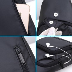 Arctic Hunter (XB13005-BK) Μαύρη Ανδρική Τσάντα Crossbody 4L
