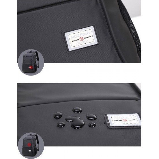 ARCTIC HUNTER τσάντα πλάτης 20005-BK με θήκη laptop, μαύρη