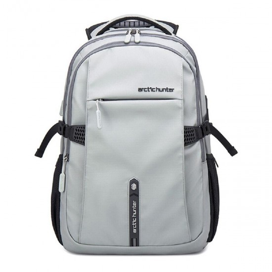 Arctic Hunter (B00388-GY) Γκρι Αδιάβροχη Τσάντα Πλάτης για Laptop 15.6