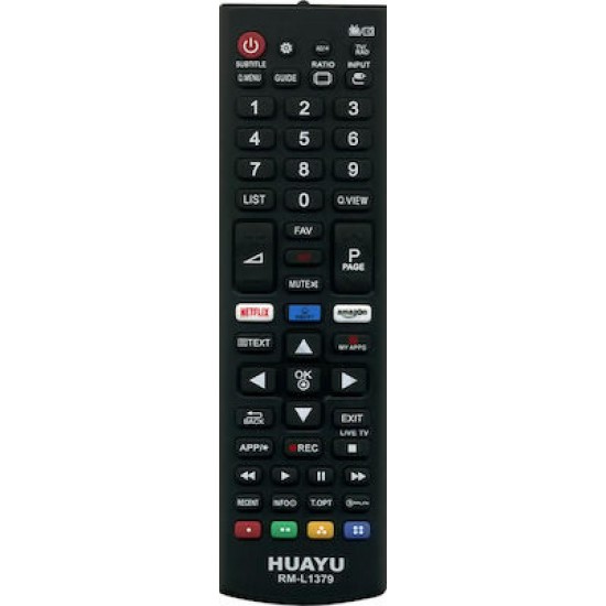 Huayu RM-L1379 (LG) Συμβατό Τηλεχειριστήριο για Τηλεοράσεις LG