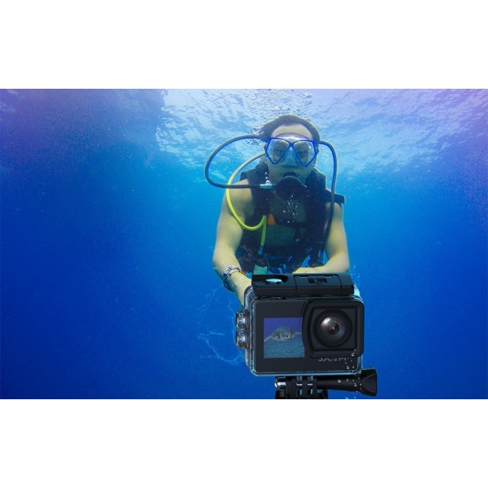SJCAM SJ4000 Dual Screen Action Camera Full HD (1080p) Υποβρύχια Standard με Οθόνη 1.5