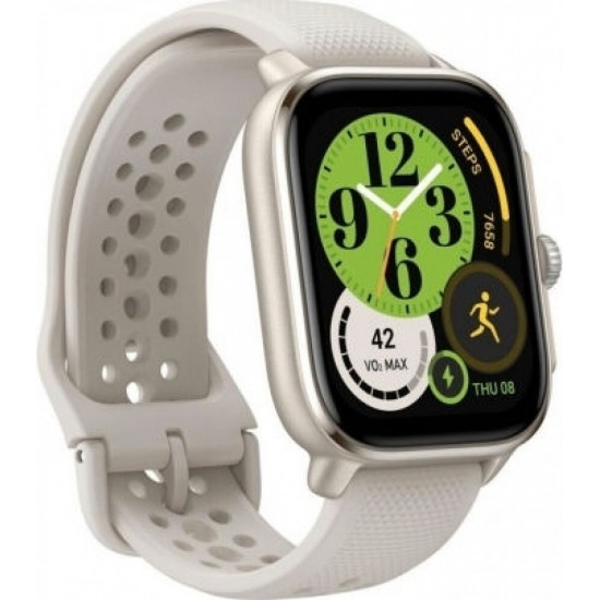 Amazfit Cheetah (Square) 45mm Αδιάβροχο Smartwatch με Παλμογράφο Winner Champagne