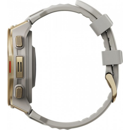 Amazfit T-Rex 3 Pro Titanium 44mm Αδιάβροχο Smartwatch Arctic Gold