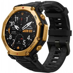 Amazfit T-Rex 3 Pro Titanium 44mm Αδιάβροχο Smartwatch (Μαύρο / Χρυσό)