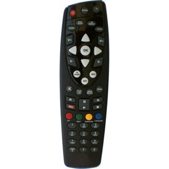 Huayu Συμβατό Τηλεχειριστήριο SAT-LOR 165 για Ψηφιάκους Δέκτες Nova (H0035780)