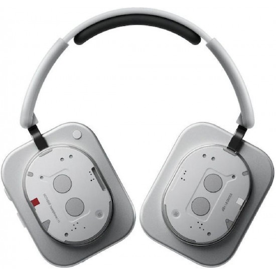 Nothing Ασύρματα / Ενσύρματα Over Ear Ακουστικά με 80 ώρες Λειτουργίας και Quick Charge Λευκά