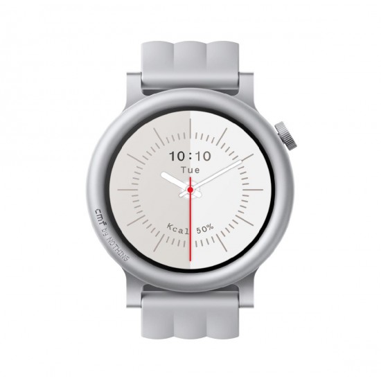 Nothing CMF Watch 3 Pro 47mm με Παλμογράφο (Light Grey)