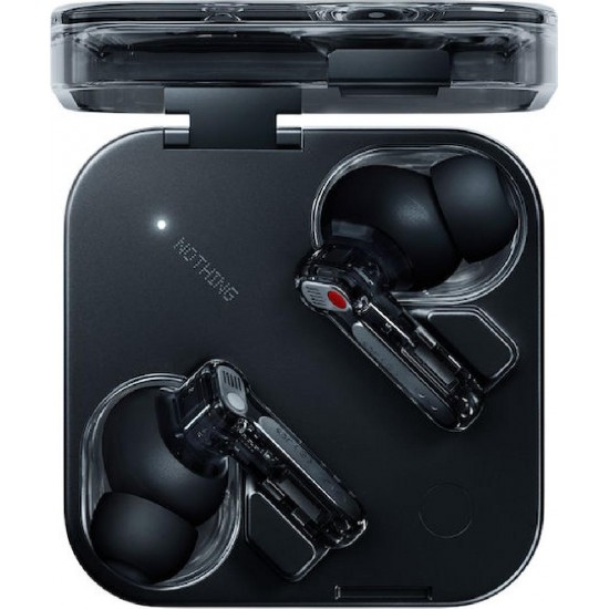 Nothing ear (3) In-ear Bluetooth Handsfree Ακουστικά με Αντοχή στον Ιδρώτα και Θήκη Φόρτισης (B173) Μαύρα