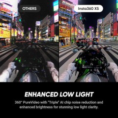 Insta360 X5 8K 360 Action Cam Black