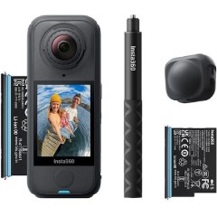 Insta360 X4 Air Action Camera 8K Λήψης 360° Υποβρύχια Starter Bundle με Οθόνη Αφής 2.5