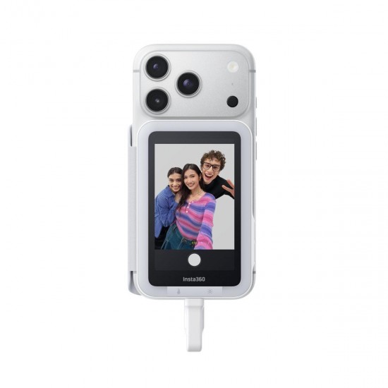 Insta360 Snap Selfie Screen with Light USB-C Rear Camera Selfie Screen for iPhone-Android