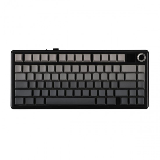 Aula F75 MAX Ασύρματο Gaming Πληκτρολόγιο 75% με LEOBOG Reaper διακόπτες και RGB φωτισμό (Αγγλικό US) Gray
