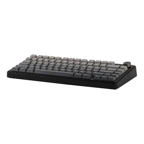 Aula F75 MAX Ασύρματο Gaming Πληκτρολόγιο 75% με LEOBOG Reaper διακόπτες και RGB φωτισμό (Αγγλικό US) Gray