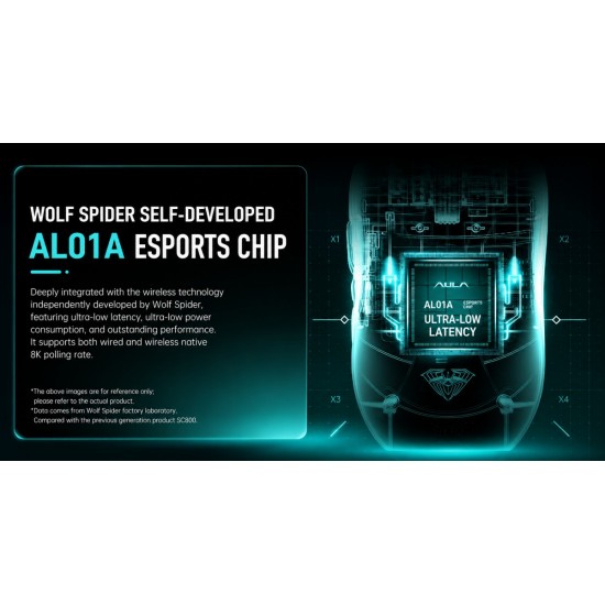 Aula SC800 Max Three Mode Lightweight Mouse Black