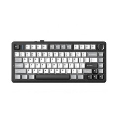 Aula F75 Ασύρματο Gaming Πληκτρολόγιο 75% με LEOBOG Reaper διακόπτες και RGB φωτισμό (Αγγλικό US) Λευκό
