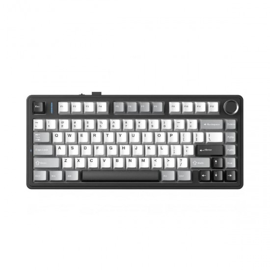 Aula F75 Ασύρματο Gaming Πληκτρολόγιο 75% με LEOBOG Reaper διακόπτες και RGB φωτισμό (Αγγλικό US) Λευκό