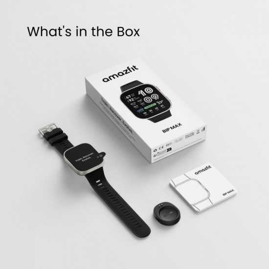 Amazfit Bip Max Αδιάβροχο Smartwatch 50mm (A2568) Silver