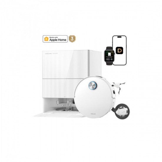 Dreame X60 Pro Ultra Complete Σκούπα Ρομπότ με Χαρτογράφηση Laser & Απορρόφηση 42000Pa Λευκή