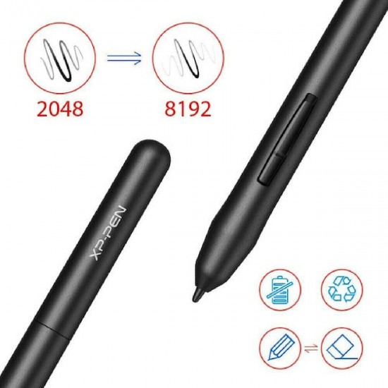 XP-PEN ταμπλέτα σχεδίασης με γραφίδα Star G430S μαύρο