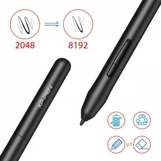XP-PEN ταμπλέτα σχεδίασης με γραφίδα Star G430S μαύρο