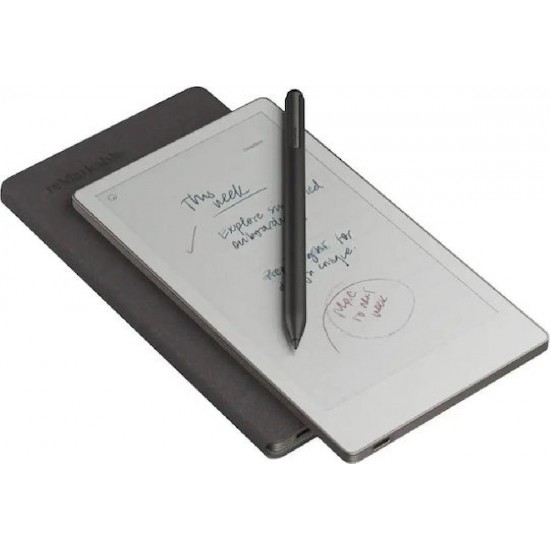 reMarkable Paper Pro Move + Marker Plus + Premium Leather Book Folio (64GB) Ασημί