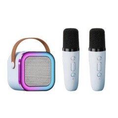 Skysonic K8 Karaoke Ηχείο Bluetooth με 2 Μικρόφωνα (04242) Γαλάζιο