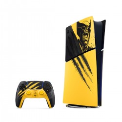 Sony PlayStation 5 Digital Slim Marvel's Wolverine Battle Yellow Limited Edition Bundle