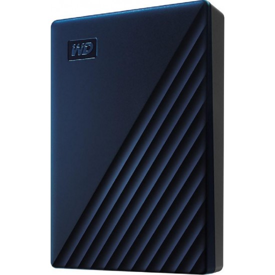 Western Digital My Passport External HDD, 4TB, 2.5-Inch, USB 3.2, Blue (WDBA2F0040BBL-WESN)
