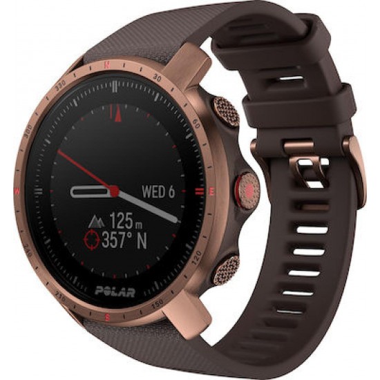 Polar Grit X Pro Αδιάβροχο Smartwatch (Copper/Brown) M-L 90085775