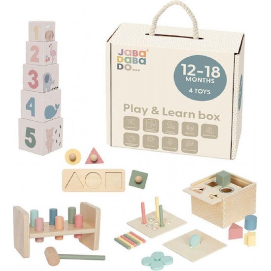 Jabadabado: Κουτί Play and Learn για 12-18 μηνών