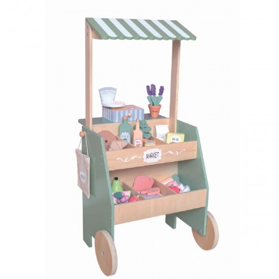 Jabadabado Wooden Market Stand (Inc Accessories)
