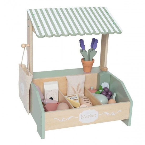 Jabadabado Ξύλινο μίνι μάρκετ για 3+ Ετών (W7283)