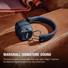 Marshall Major V Ασύρματα/Ενσύρματα On Ear Ακουστικά (1008144) Μπλε