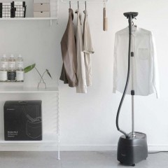 Steamery Stratus Ατμοκαθαριστής Ρούχων Δαπέδου 1850W με Δοχείο 3.2lt Μαύρος