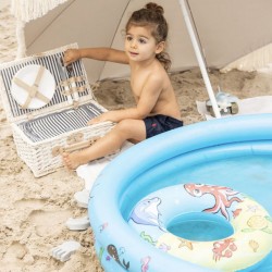 Swim Essentials Σετ Φουσκωτή πισίνα 120εκ. με σωσίβιο και μπάλα