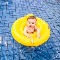 Swim Essentials Baby Float Σωσίβιο για μωρά από 0-1 ετών (SWE-2020SE31) Happy Yellow