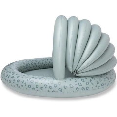 Swim Essentials Φουσκωτή πισίνα με ηλιοροφή O100εκ. Green Leopard (1+ ετών) SWE-2023SE506