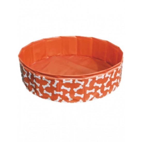Swim Essentials Πισίνα για σκύλους 80εκ. Orange bones