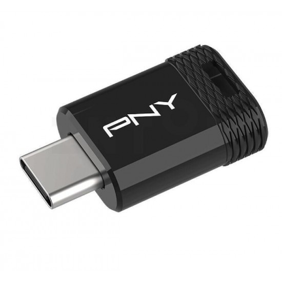PNY 64GB USB 2.0 Stick USB-C Μαύρο